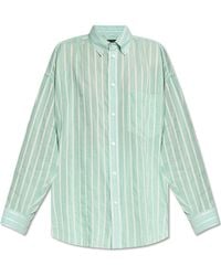 Balenciaga - Shirt With Stripe Pattern - Lyst