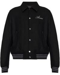 Amiri - Wool Jacket With Logo - Lyst