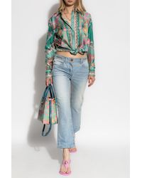 Versace - Silk Shirt With "Underwater Barocco" Print - Lyst