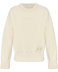 Ami Paris - Sweater With Embroidered Logo - Lyst