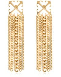 Off-White c/o Virgil Abloh - Brass Earrings - Lyst