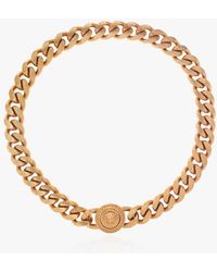 Versace - Medusa Logo Necklace - Lyst