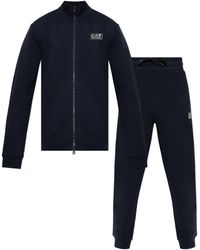 EA7 - Set: Sweatshirt And Trousers - Lyst
