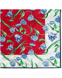 KENZO - Silk Scarf - Lyst