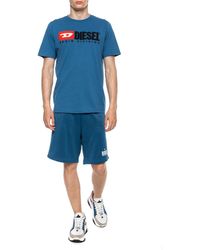 DIESEL Branded T-shirt - Blue