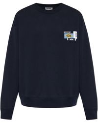 Moschino - Sweatshirt With Logo Patches - Lyst