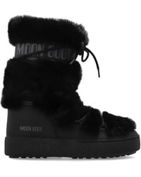 Moon Boot - Snow Boots 'Mb Ltrack Faux Fur High Wp' - Lyst