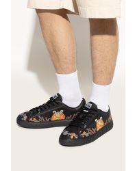 Versace - Sports Shoes With Colorful Print - Lyst