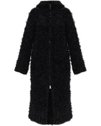 Fendi - Wool Coat With Hood - Lyst