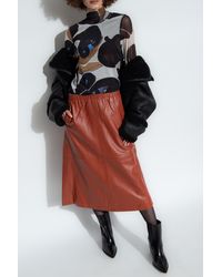 Munthe - ‘Charm’ Leather Skirt - Lyst