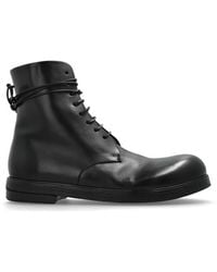 Marsèll - Leather Ankle Boots - Lyst