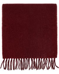 Canada Goose - Wool Scarf With Fringes - Lyst