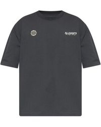 AllSaints - T-Shirt 'Emblem' - Lyst