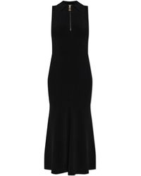 Victoria Beckham - Ribbed Sleeveless Dress - Lyst