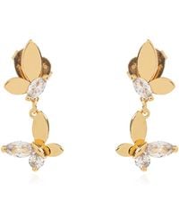 Kate Spade - Earrings With Shimmering Crystals - Lyst