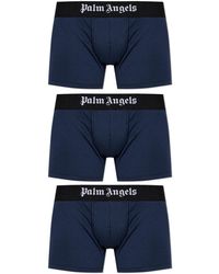 Palm Angels - Three-Pack Of Boxers With Logo - Lyst