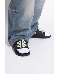 Balenciaga - Slides With Logo - Lyst