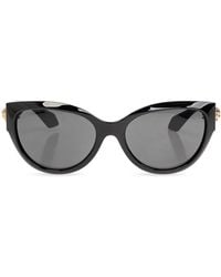 Versace - Sunglasses With A Bold Cat-Eye Frame - Lyst