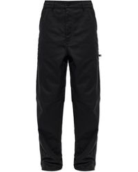 Moncler - Trousers With Logo Patch - Lyst