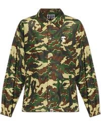 A Bathing Ape - Jacket With Camo Motif - Lyst
