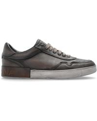 Dolce & Gabbana - Leather Sports Shoes With 'Vintage' Effect - Lyst