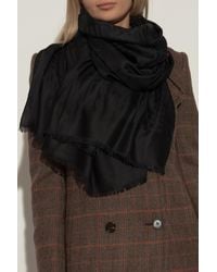 Moschino - Scarf With Logo - Lyst