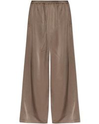 Fabiana Filippi - Loose-Fit Satin Trousers - Lyst