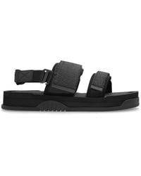 Emporio Armani - Sandals With Monogram - Lyst