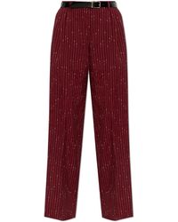 Dolce & Gabbana - Trousers With Belt - Lyst