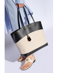 Ferragamo - Shopper Bag With Logo, - Lyst