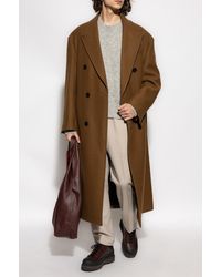Ami Paris - Wool Double-Breasted Coat - Lyst