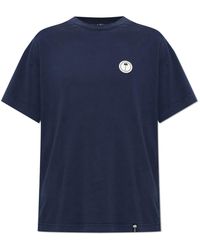 Palm Angels - Cotton T-Shirt With Embroidered Logo - Lyst