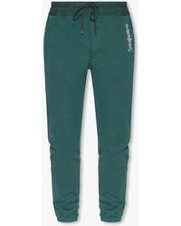 Saint Laurent Sweatpants With Logo - Green