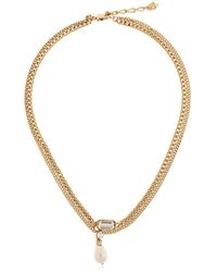 McQueen - Brass Necklace - Lyst