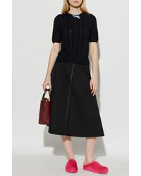 Marni - Wool Top With A Crew Neck - Lyst
