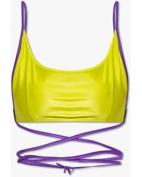Versace - Cropped Tank Top - Lyst