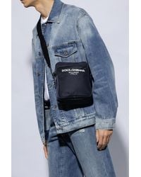 Dolce & Gabbana - Messenger Bag With Logo - Lyst