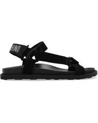 Moschino - Sandals With Logo - Lyst