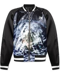 Balmain - Printed 'Bomber' Jacket - Lyst