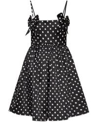 Ganni - Polka Dot Patterned Dress - Lyst