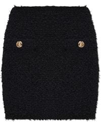 Balmain - Tweed Skirt - Lyst