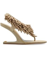 Balmain - Wedge Sandals - Lyst