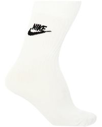 Nike Logo-embroidered Socks 2-pack - White