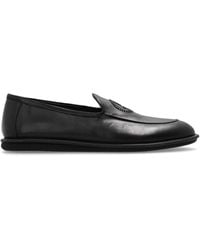 Giorgio Armani - Leather Loafers, - Lyst