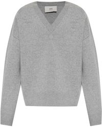 Ami Paris - Sweater With Logo - Lyst