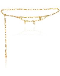 By Malene Birger - Brass "Chanlas" Belt - Lyst