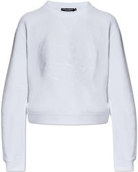 Dolce & Gabbana - Sweatshirt With Embroidered Logo - Lyst