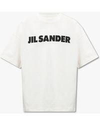 Jil Sander - Logo-print Cotton T-shirt - Lyst