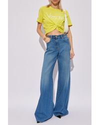 Versace - Jeans With Logo, - Lyst