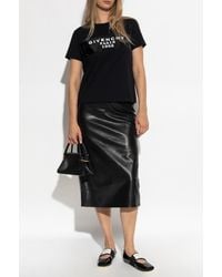 Givenchy - T-Shirt With Printed Logo - Lyst
